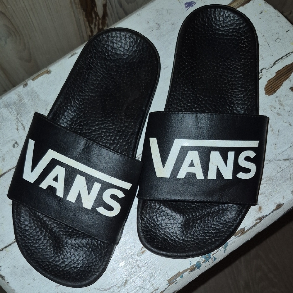 Vans Classic Black Slide Sandals